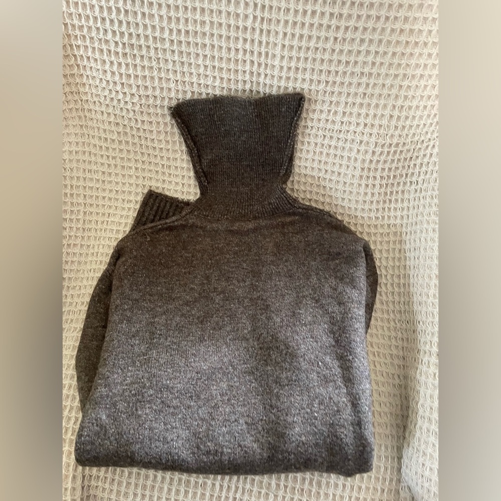 Cozy Brown Turtleneck Sweater